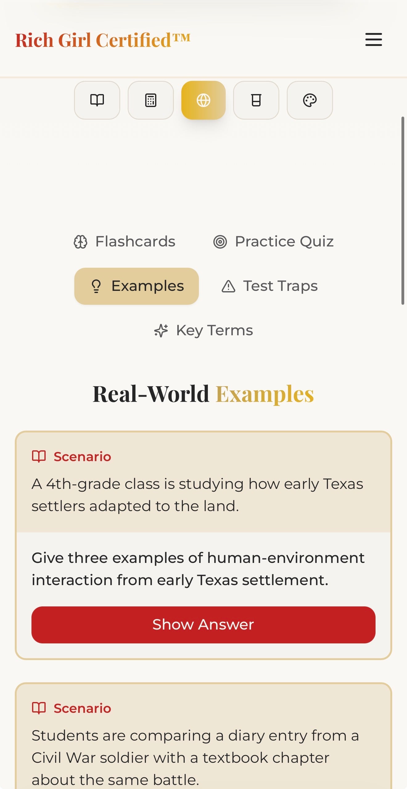 Core Subjects EC–6 (391) Strategic Certification App Suite