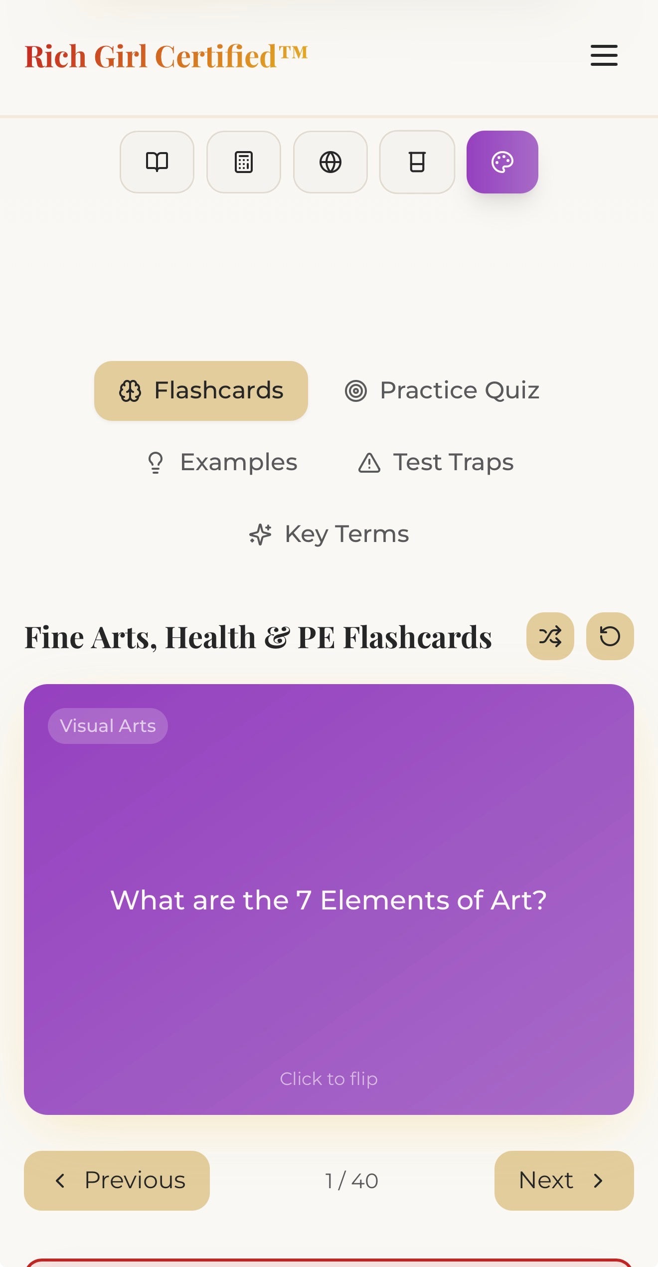 Core Subjects EC–6 (391) Strategic Certification App Suite