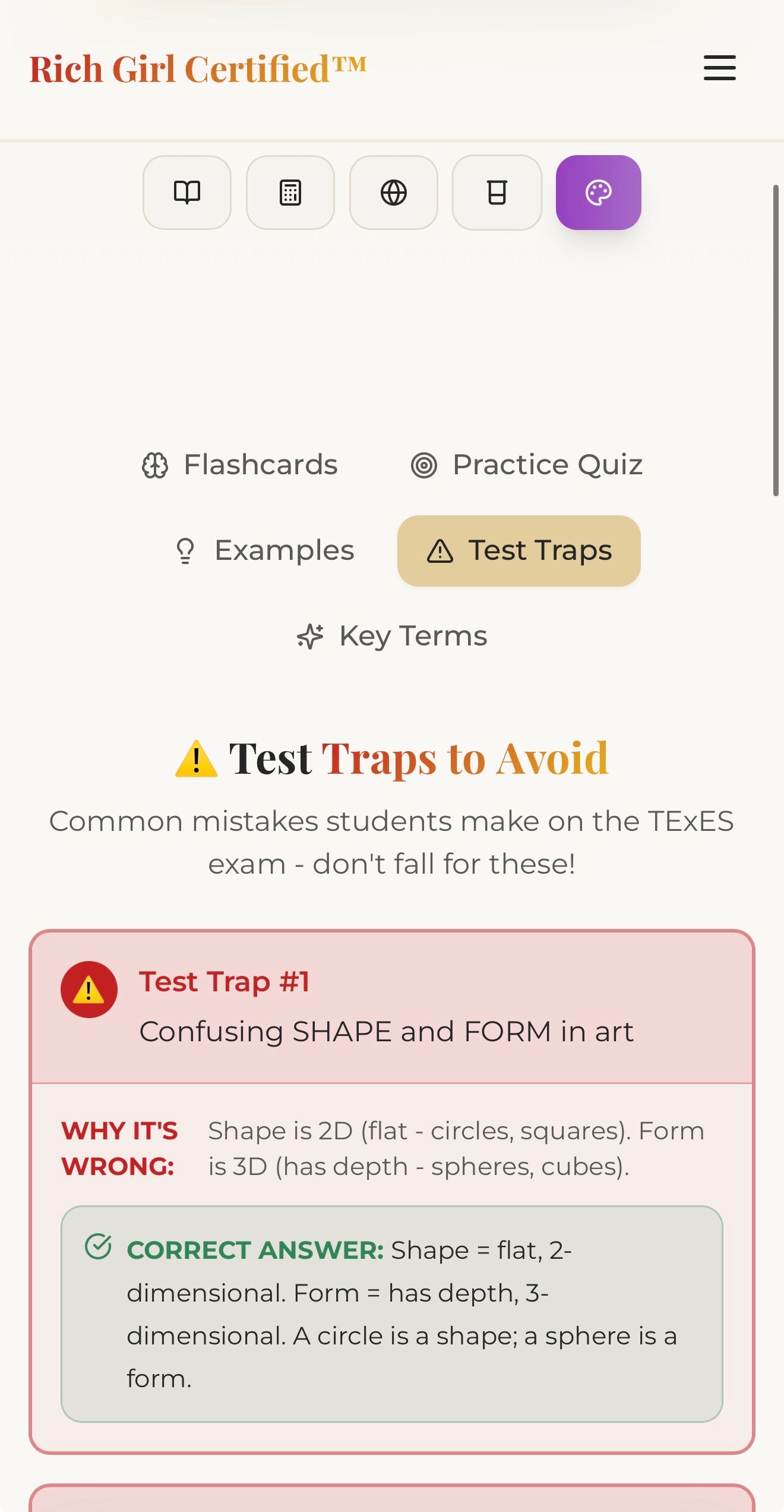 Core Subjects EC–6 (391) Strategic Certification App Suite