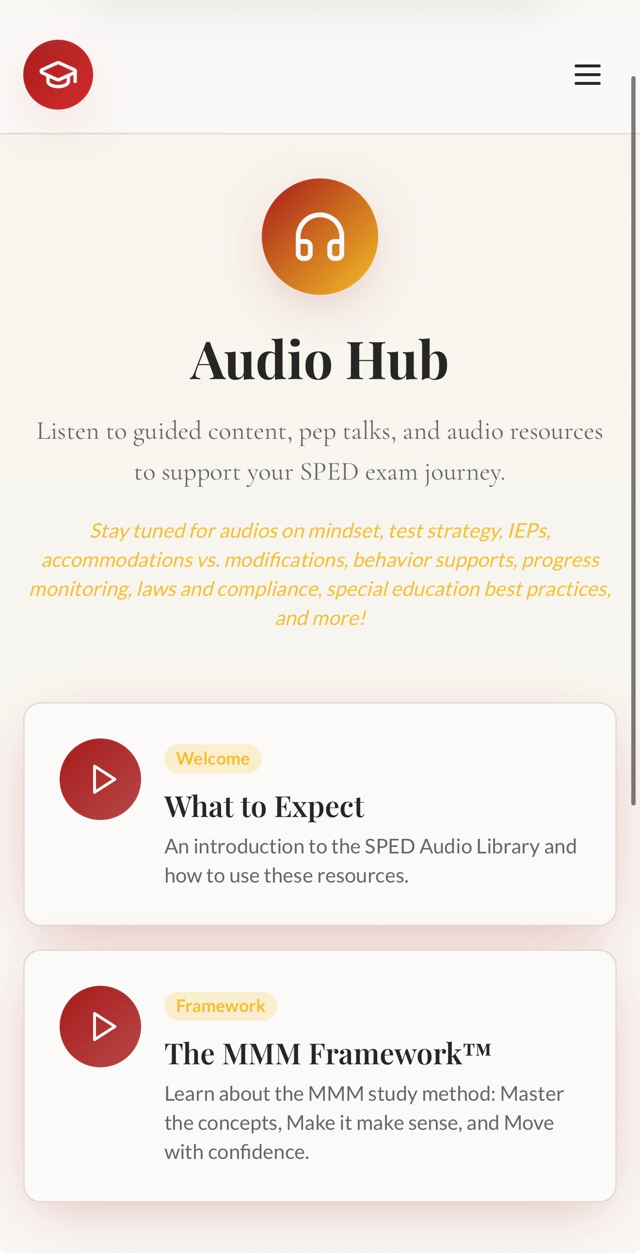 SPED EC–12 Strategic Certification App Suite