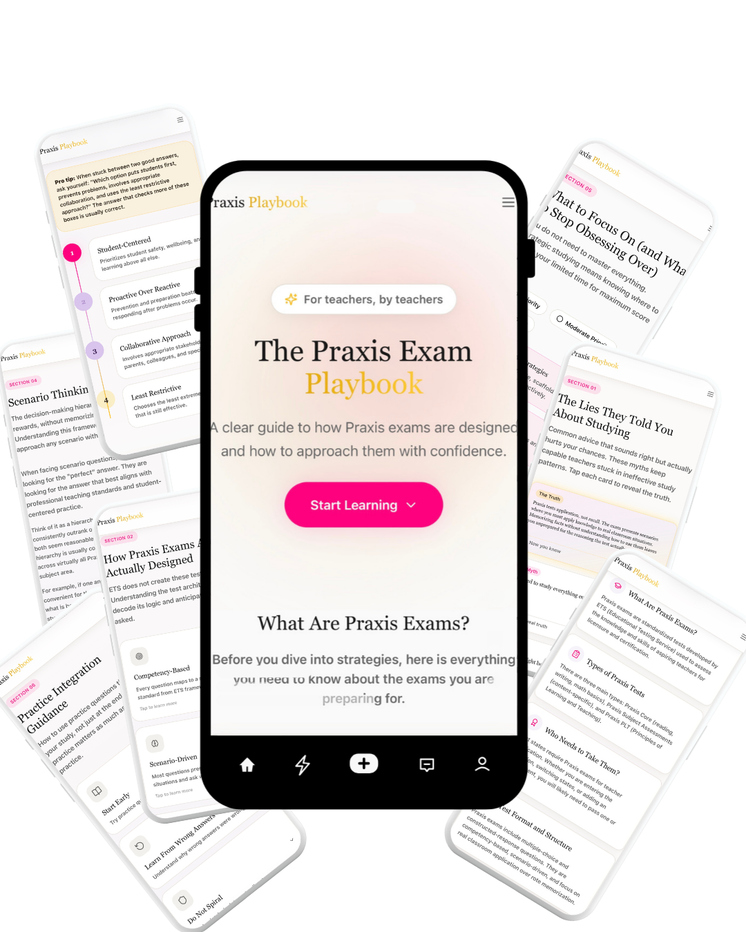 The Praxis Exam Playbook