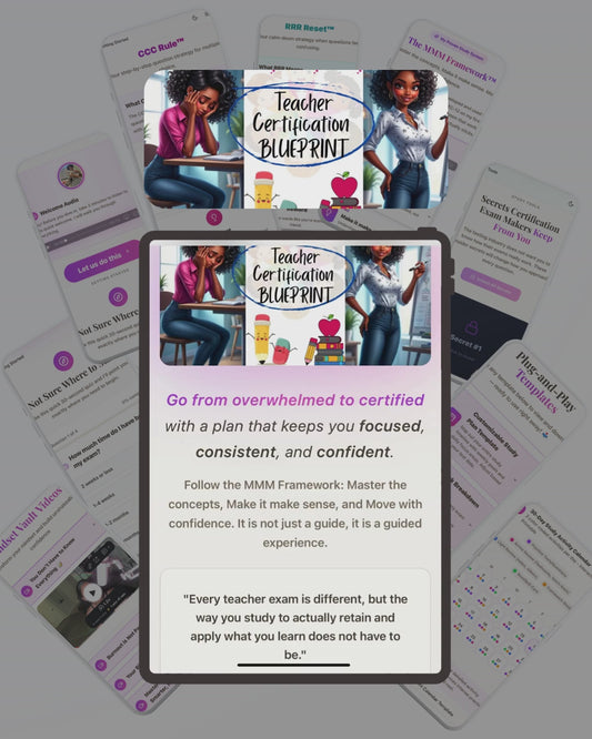 Teacher Certification Blueprint